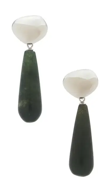 SHASHI Sage Drop Earring | Thumbnail 1 SHASHI Sage Drop Earring | Thumbnail 1