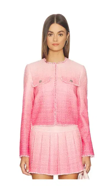 Alice + Olivia Alice + Olivia Dumont Tweed Boxy Jacket | Thumbnail 2 Alice + Olivia Alice + Olivia Dumont Tweed Boxy Jacket | Thumbnail 2