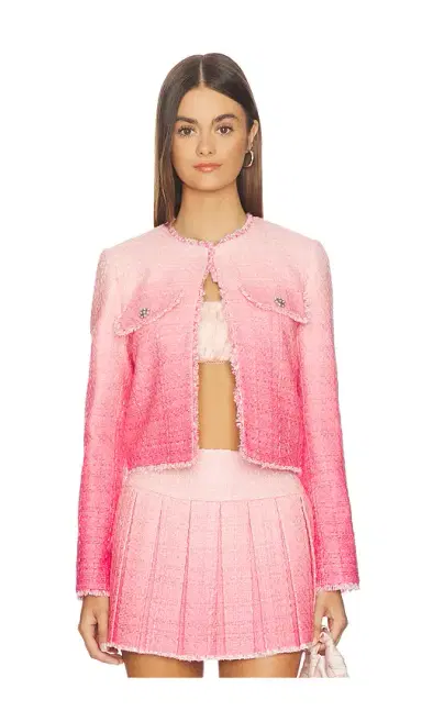 Alice + Olivia Alice + Olivia Dumont Tweed Boxy Jacket | Thumbnail 1 Alice + Olivia Alice + Olivia Dumont Tweed Boxy Jacket | Thumbnail 1