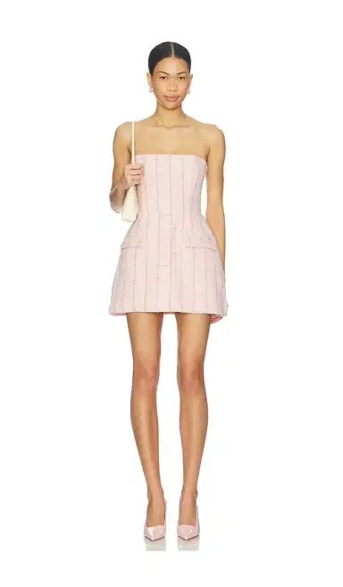 Amanda Uprichard Strapless Bethany Romper | Thumbnail 1 Amanda Uprichard Strapless Bethany Romper | Thumbnail 1