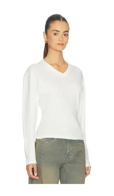 EB Denim Acacia V Neck Long Sleeve Top | Thumbnail 2 EB Denim Acacia V Neck Long Sleeve Top | Thumbnail 2