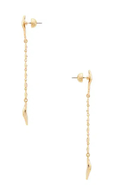 Ettika Crystal Bloom & Chain Linear Earrings | Thumbnail 2 Ettika Crystal Bloom & Chain Linear Earrings | Thumbnail 2