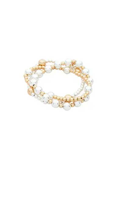 Ettika Mixed Metal Bubble Line Bracelet Set | Thumbnail 1 Ettika Mixed Metal Bubble Line Bracelet Set | Thumbnail 1