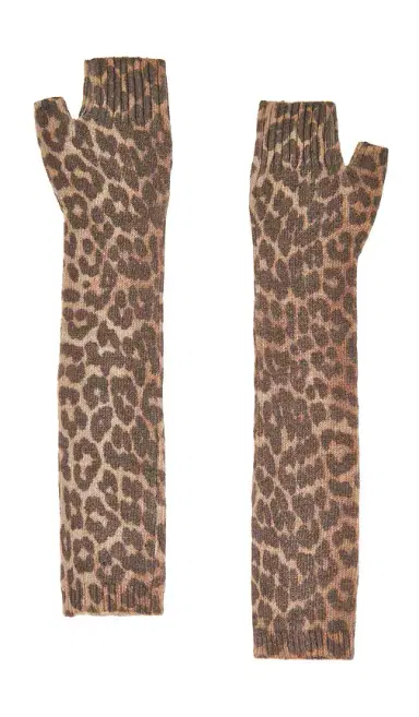 Ganni Graphic Wool Knit Sleeve Warmers | Thumbnail 2 Ganni Graphic Wool Knit Sleeve Warmers | Thumbnail 2