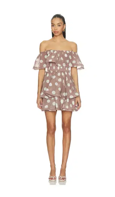 Elliatt Sola Polka Dot Mini Dress | Thumbnail 1 Elliatt Sola Polka Dot Mini Dress | Thumbnail 1