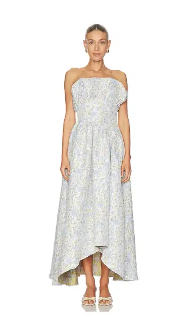 Elliatt Floralie Strapless Gown | Thumbnail 2 Elliatt Floralie Strapless Gown | Thumbnail 2