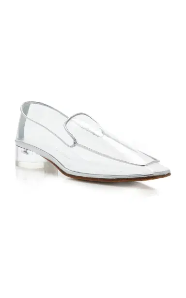 Herbert Levine Clear The Air PVC Loafers | Thumbnail 4 Herbert Levine Clear The Air PVC Loafers | Thumbnail 4