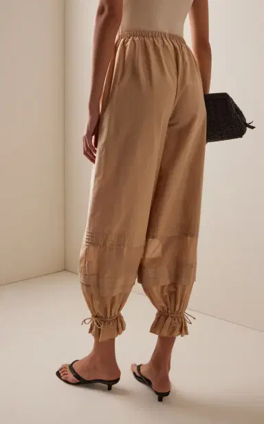 Posse Exclusive Pearl Cotton-Silk Balloon Pants | Thumbnail 4 Posse Exclusive Pearl Cotton-Silk Balloon Pants | Thumbnail 4