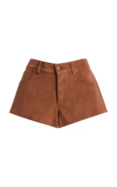 EB Denim Portman Low-Rise Suede Shorts | Thumbnail 7 EB Denim Portman Low-Rise Suede Shorts | Thumbnail 7