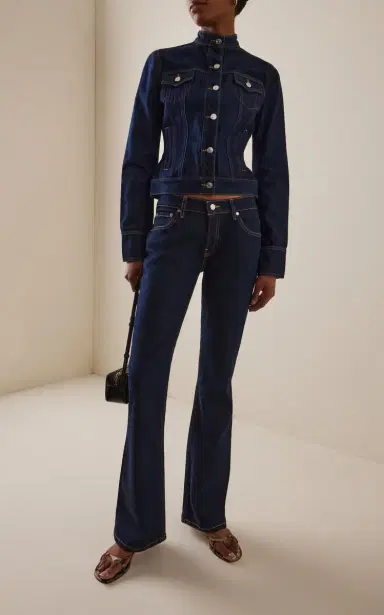 EB Denim Maria Rigid Mid-Rise Bootcut Jeans | Thumbnail 2 EB Denim Maria Rigid Mid-Rise Bootcut Jeans | Thumbnail 2