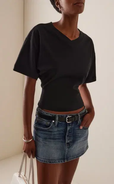 EB Denim Eero V-Neck Cotton T-Shirt | Thumbnail 2 EB Denim Eero V-Neck Cotton T-Shirt | Thumbnail 2