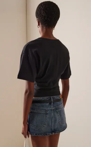 EB Denim Eero V-Neck Cotton T-Shirt | Thumbnail 4 EB Denim Eero V-Neck Cotton T-Shirt | Thumbnail 4