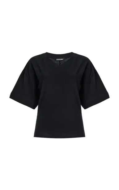 EB Denim Eero V-Neck Cotton T-Shirt | Thumbnail 1 EB Denim Eero V-Neck Cotton T-Shirt | Thumbnail 1
