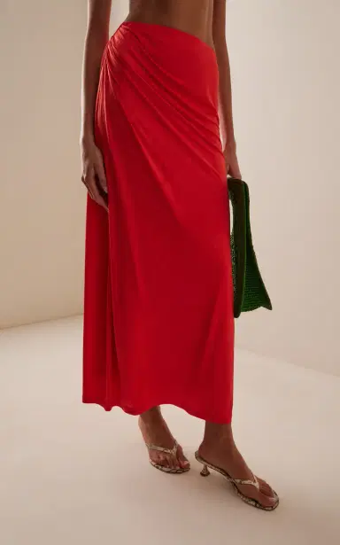 Significant Other Exclusive Priya Draped Jersey Maxi Skirt | Thumbnail 3 Significant Other Exclusive Priya Draped Jersey Maxi Skirt | Thumbnail 3