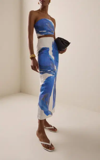 Significant Other Exclusive Rumi Floral Midi Skirt | Thumbnail 2 Significant Other Exclusive Rumi Floral Midi Skirt | Thumbnail 2