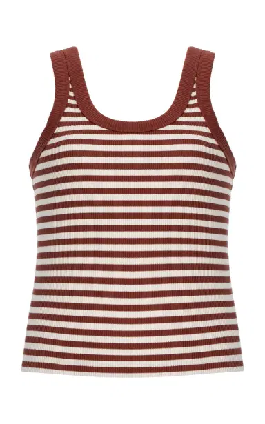 House of Dagmar Ribbed Organic Cotton-Blend Tank Top | Thumbnail 7 House of Dagmar Ribbed Organic Cotton-Blend Tank Top | Thumbnail 7