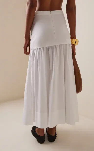 House of Dagmar Drop-Waist Cotton Maxi Skirt | Thumbnail 4 House of Dagmar Drop-Waist Cotton Maxi Skirt | Thumbnail 4