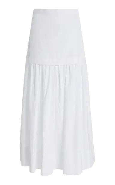 House of Dagmar Drop-Waist Cotton Maxi Skirt | Thumbnail 6 House of Dagmar Drop-Waist Cotton Maxi Skirt | Thumbnail 6