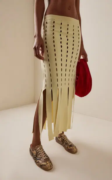 Zankov Perry Perforated Knit Maxi Skirt | Thumbnail 3 Zankov Perry Perforated Knit Maxi Skirt | Thumbnail 3