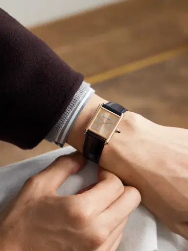 Cartier Tank Louis Hand-Wound 33.7mm Large 18-Karat Rose, Yellow and White Gold and Alligator Watch, Ref. No. WGTA0176 - Men | Thumbnail 2 Cartier Tank Louis Hand-Wound 33.7mm Large 18-Karat Rose, Yellow and White Gold and Alligator Watch, Ref. No. WGTA0176 - Men | Thumbnail 2