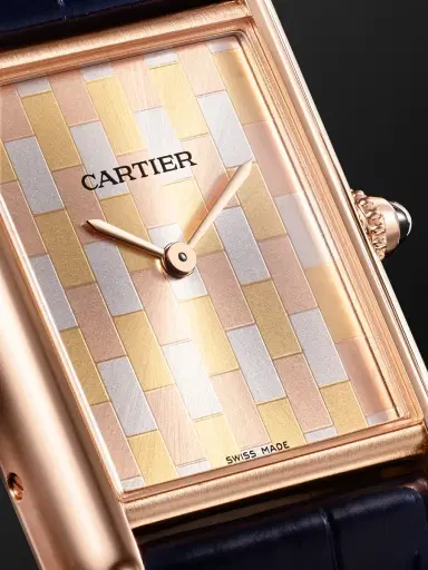 Cartier Tank Louis Hand-Wound 33.7mm Large 18-Karat Rose, Yellow and White Gold and Alligator Watch, Ref. No. WGTA0176 - Men | Thumbnail 5 Cartier Tank Louis Hand-Wound 33.7mm Large 18-Karat Rose, Yellow and White Gold and Alligator Watch, Ref. No. WGTA0176 - Men | Thumbnail 5