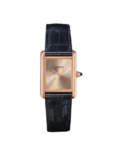 Cartier Tank Louis Hand-Wound 33.7mm Large 18-Karat Rose, Yellow and White Gold and Alligator Watch, Ref. No. WGTA0176 - Men | Thumbnail 1 Cartier Tank Louis Hand-Wound 33.7mm Large 18-Karat Rose, Yellow and White Gold and Alligator Watch, Ref. No. WGTA0176 - Men | Thumbnail 1