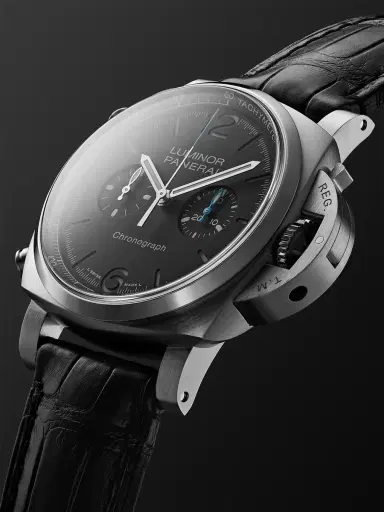 Panerai Luminor Chrono Automatic Chronograph Stainless Steel Watch, Ref. PAM01109 - Men | Thumbnail 3 Panerai Luminor Chrono Automatic Chronograph Stainless Steel Watch, Ref. PAM01109 - Men | Thumbnail 3