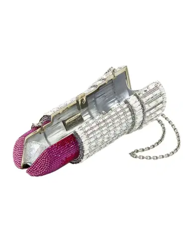 Judith Leiber Couture Lipstick Pinkie Minaudiere | Thumbnail 1 Judith Leiber Couture Lipstick Pinkie Minaudiere | Thumbnail 1