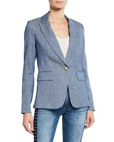 Veronica Beard One-Button Cutaway Jacket | Thumbnail 6 Veronica Beard One-Button Cutaway Jacket | Thumbnail 6