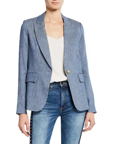 Veronica Beard One-Button Cutaway Jacket | Thumbnail 8 Veronica Beard One-Button Cutaway Jacket | Thumbnail 8
