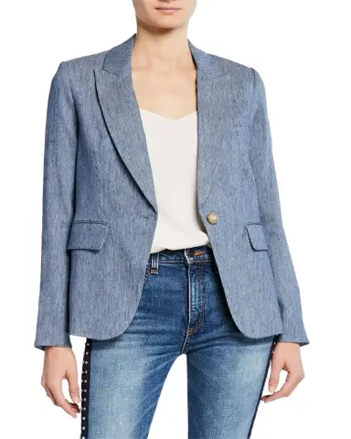 Veronica Beard One-Button Cutaway Jacket | Thumbnail 1 Veronica Beard One-Button Cutaway Jacket | Thumbnail 1