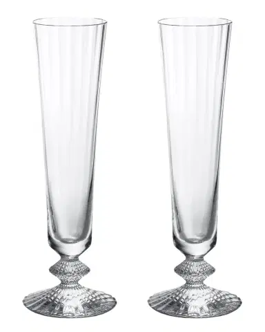 Baccarat Mille Nuits Champagne Flutes, Set of 2 | Thumbnail 1 Baccarat Mille Nuits Champagne Flutes, Set of 2 | Thumbnail 1