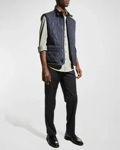 Ralph Lauren Purple Label Men's Leyland Quilted Vest | Thumbnail 3 Ralph Lauren Purple Label Men's Leyland Quilted Vest | Thumbnail 3