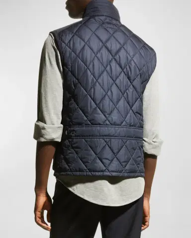 Ralph Lauren Purple Label Men's Leyland Quilted Vest | Thumbnail 4 Ralph Lauren Purple Label Men's Leyland Quilted Vest | Thumbnail 4