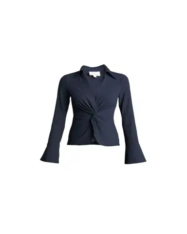 Cinq à Sept McKenna Long-Sleeve Collared Top | Thumbnail 1 Cinq à Sept McKenna Long-Sleeve Collared Top | Thumbnail 1