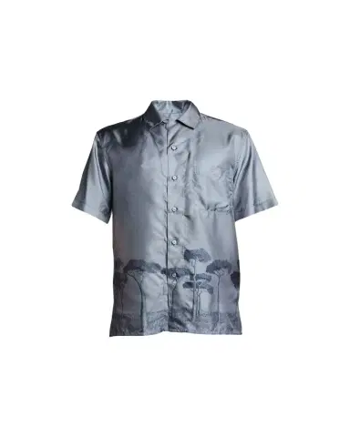 Brioni Men's Roman Tree-Print Silk Camp Shirt | Thumbnail 1 Brioni Men's Roman Tree-Print Silk Camp Shirt | Thumbnail 1