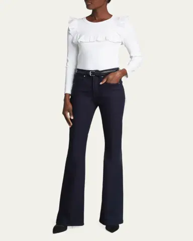 Veronica Beard Beverly High-Rise Skinny Flare Jeans | Thumbnail 2 Veronica Beard Beverly High-Rise Skinny Flare Jeans | Thumbnail 2