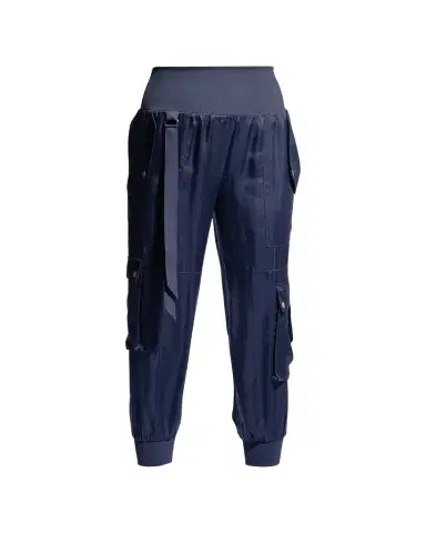 Cinq à Sept Harmony Satin Cargo Jogger Pants | Thumbnail 1 Cinq à Sept Harmony Satin Cargo Jogger Pants | Thumbnail 1