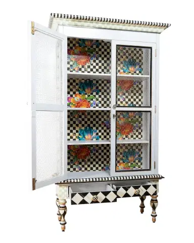 MacKenzie-Childs Flower Market Cabinet | Thumbnail 1 MacKenzie-Childs Flower Market Cabinet | Thumbnail 1