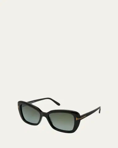 TOM FORD Maeve Havana Acetate Butterfly Sunglasses | Thumbnail 2 TOM FORD Maeve Havana Acetate Butterfly Sunglasses | Thumbnail 2