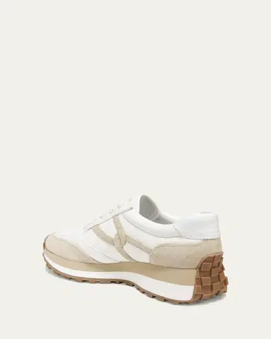 Veronica Beard Valentina Mixed Leather Retro Sneakers | Thumbnail 2 Veronica Beard Valentina Mixed Leather Retro Sneakers | Thumbnail 2