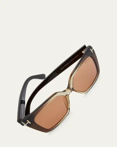 Tom Ford Winona Acetate T-Logo Cat-Eye Sunglasses | Thumbnail 5 Tom Ford Winona Acetate T-Logo Cat-Eye Sunglasses | Thumbnail 5