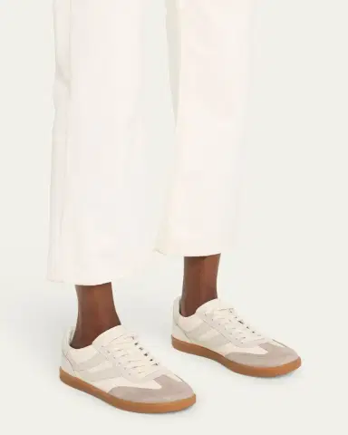 Vince Oasis Mixed Leather Retro Sneakers | Thumbnail 2 Vince Oasis Mixed Leather Retro Sneakers | Thumbnail 2