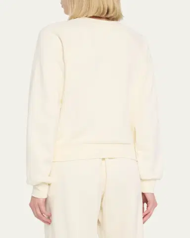 ÉTERNE Shrunken Raglan-Sleeve Sweatshirt | Thumbnail 3 ÉTERNE Shrunken Raglan-Sleeve Sweatshirt | Thumbnail 3