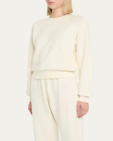 ÉTERNE Shrunken Raglan-Sleeve Sweatshirt | Thumbnail 4 ÉTERNE Shrunken Raglan-Sleeve Sweatshirt | Thumbnail 4
