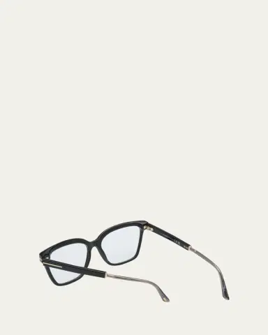 TOM FORD Blue Blocking Two-Tone Acetate Square Glasses | Thumbnail 2 TOM FORD Blue Blocking Two-Tone Acetate Square Glasses | Thumbnail 2