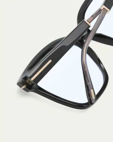 TOM FORD Blue Blocking Two-Tone Acetate Square Glasses | Thumbnail 4 TOM FORD Blue Blocking Two-Tone Acetate Square Glasses | Thumbnail 4