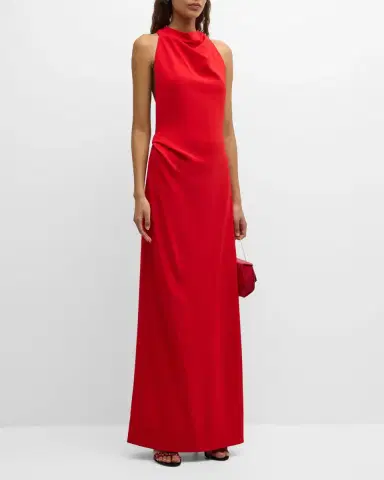 Proenza Schouler Faye Backless Matte Crepe Gown | Thumbnail 2 Proenza Schouler Faye Backless Matte Crepe Gown | Thumbnail 2