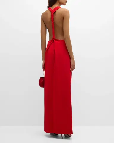 Proenza Schouler Faye Backless Matte Crepe Gown | Thumbnail 6 Proenza Schouler Faye Backless Matte Crepe Gown | Thumbnail 6