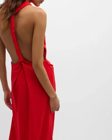 Proenza Schouler Faye Backless Matte Crepe Gown | Thumbnail 7 Proenza Schouler Faye Backless Matte Crepe Gown | Thumbnail 7